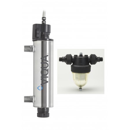 Viqua VT1/2 s předfiltrací Cintropur NW18