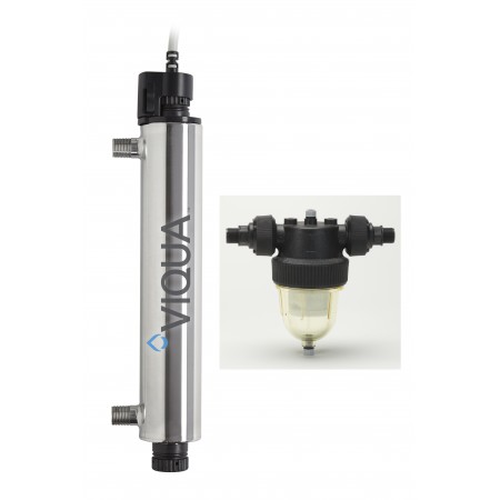 Viqua VT 4/2 s předfiltrací Cintropur NW18